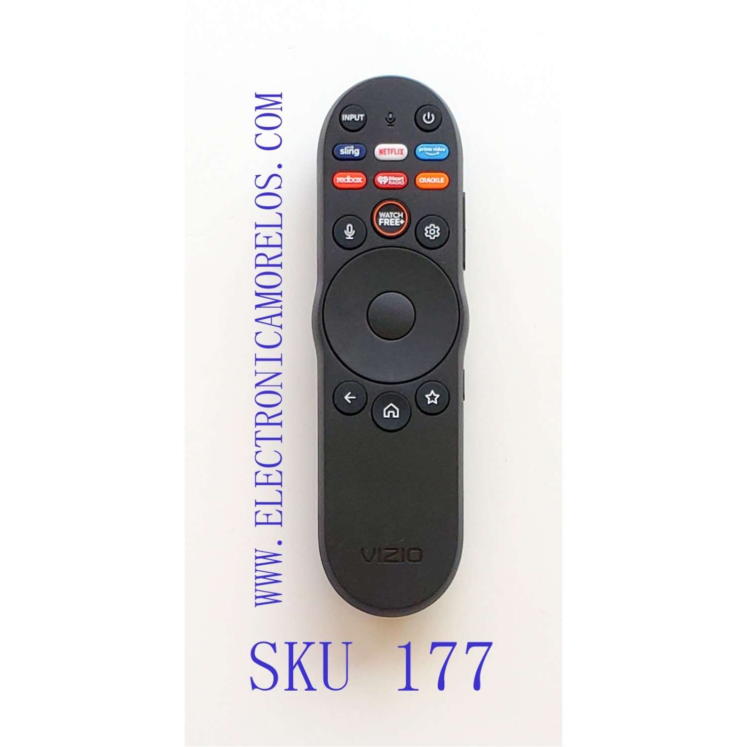 CONTROL REMOTO ORIGINAL PARA SMART TV VIZIO ((NUEVO)) COMANDO DE VOZ / NUMERO DE PARTE XRT270 / 00111200159 / A03B014F9748 / A03B0159814D / A03B0166D33D / 2322/V6.00.1
